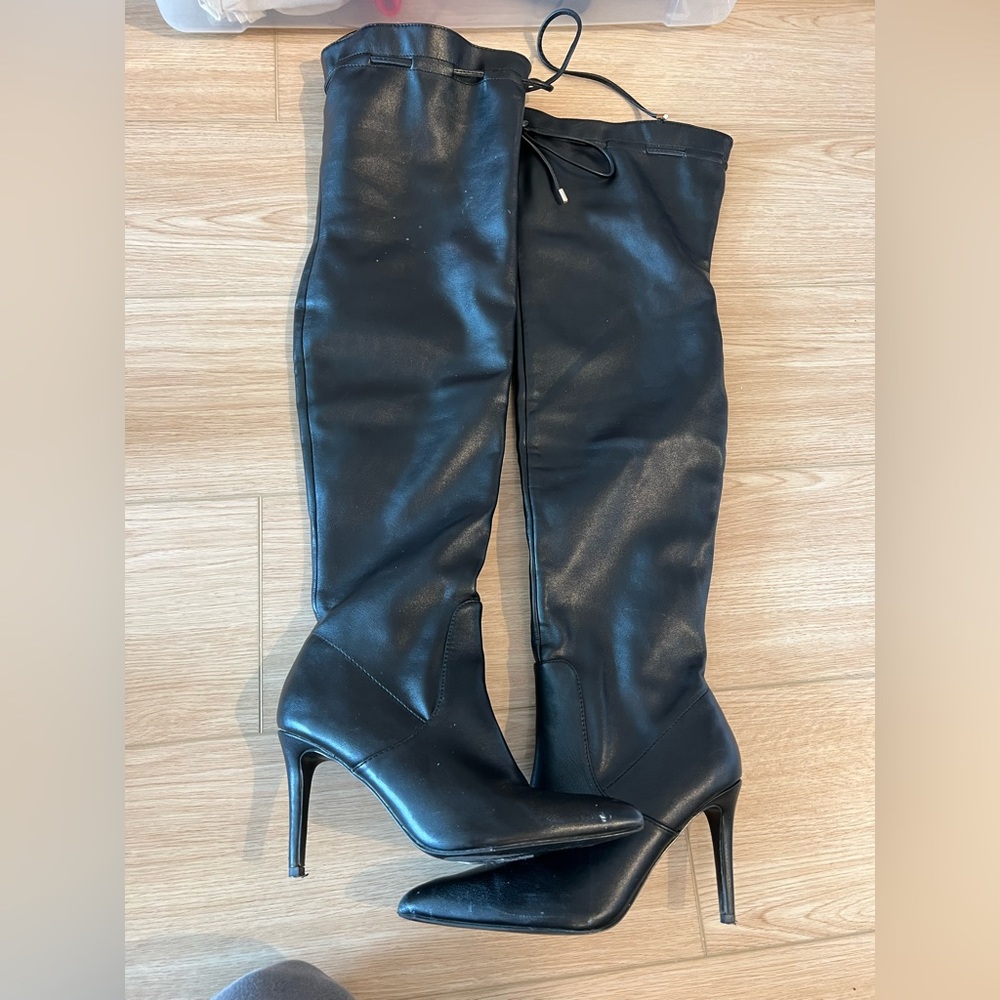 Zara over the knee boots